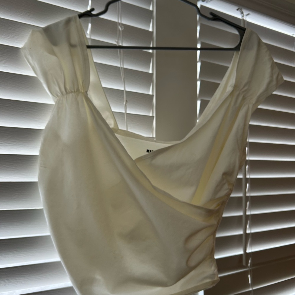 Anthropologie Maeve Cream Top - Picture 6 of 7